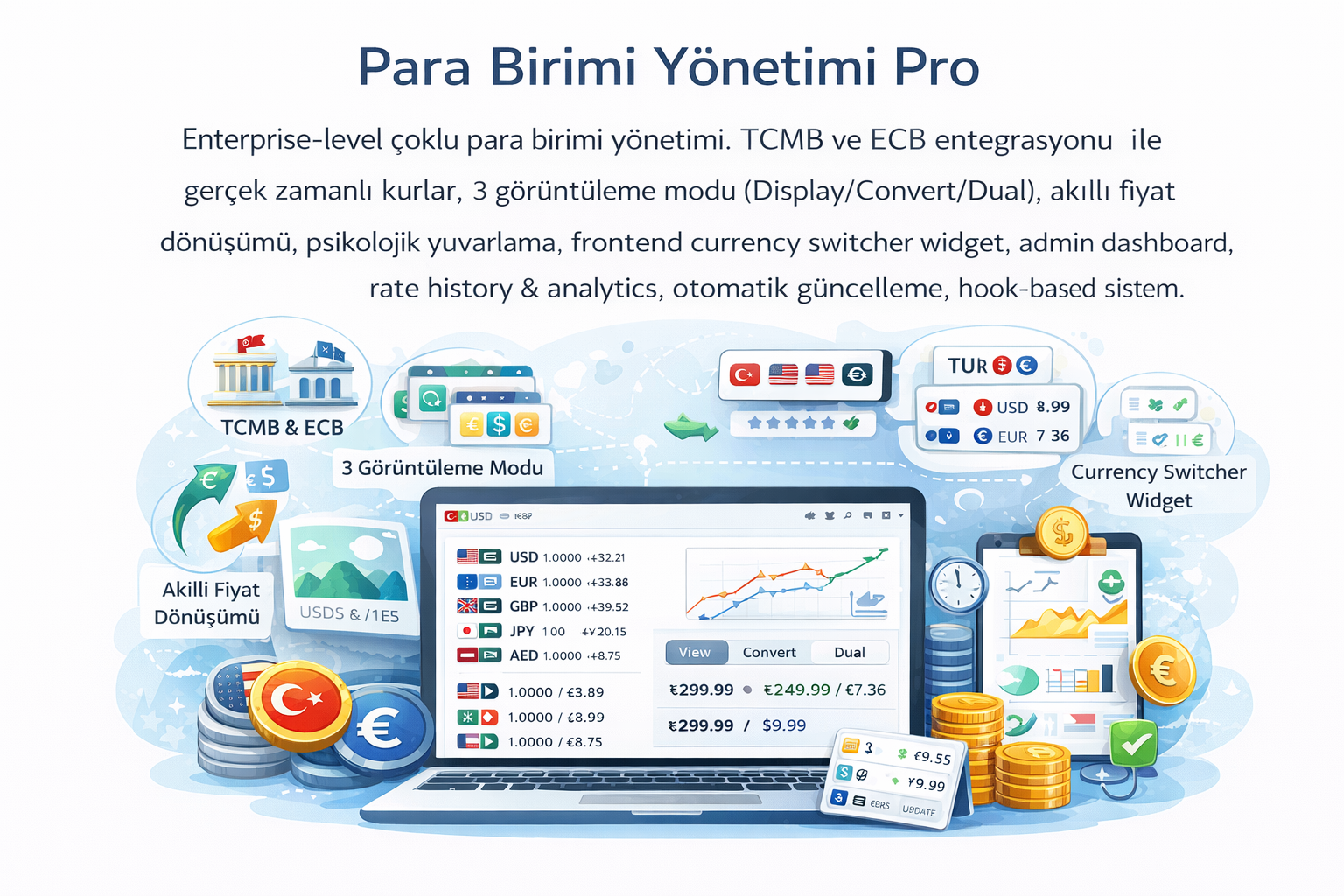 Para Birimi Yönetimi Pro